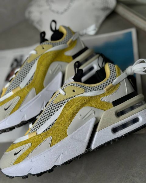 Nike AIir max Furyosa жовто-біло-чорні FQ8933-001 фото