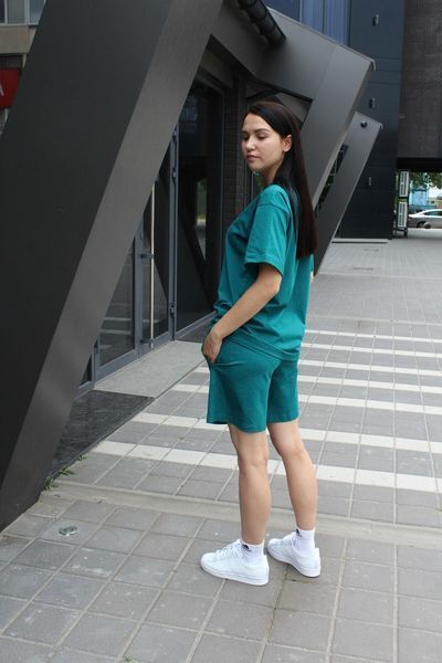 Holly костюм футболка,шорти зелені Holly костюм зелені фото