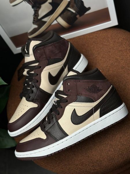 Air Jordan 1 Mid Se Bordo/Peach FZ4359-200 фото