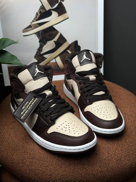 Air Jordan 1 Mid Se Bordo/Peach FZ4359-200 фото