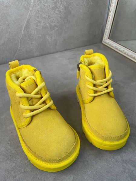UGG жовті на замку з шнурками UGG жовті фото