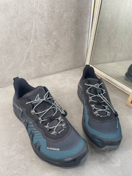 Lowa Merger GTX LO steel blue-anthracite 310431 3797 фото
