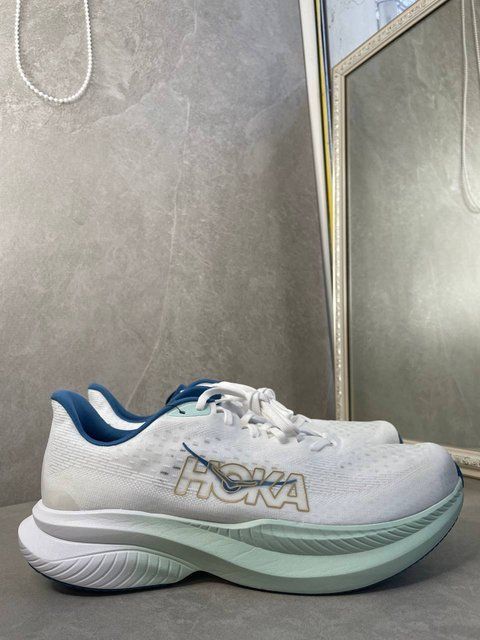 Hoka Mach 6 Running Shoe - Frost/Gold 1147790 FTG фото
