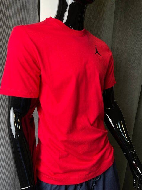 Air Jordan M J Jumpman Emb Ss Crew Red футболка червона DC7485-687 фото