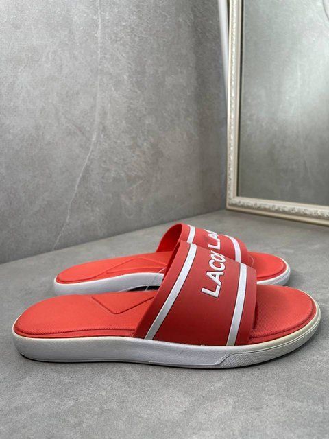 Lacoste Pink White 118 L30 Slide 7-35CAW0020F50 фото