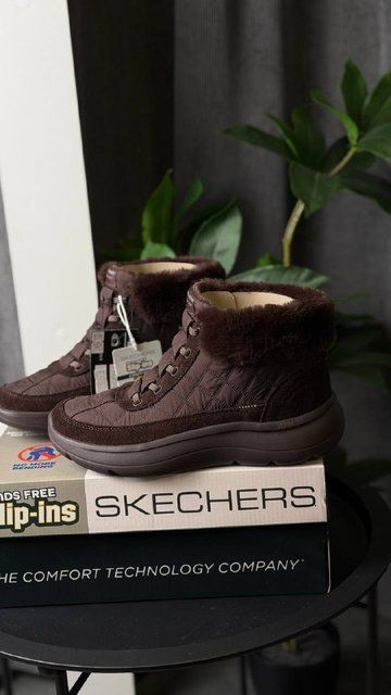 Skechers On-The-GO Encore - Cozy Fit Maisie 144844\DBRN фото