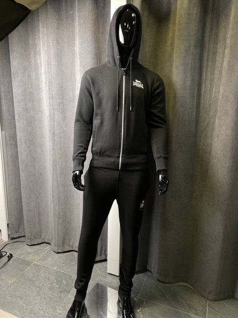 Lonsdale спортивний костюм чорний 116068-1000 фото