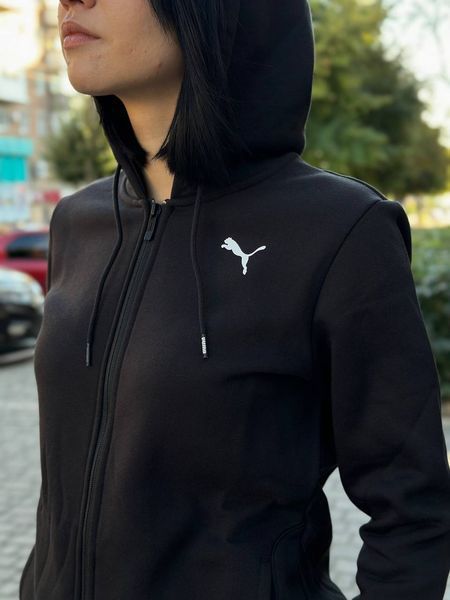 Puma Classics Hooded Fl костюм чорний 622637-01 фото