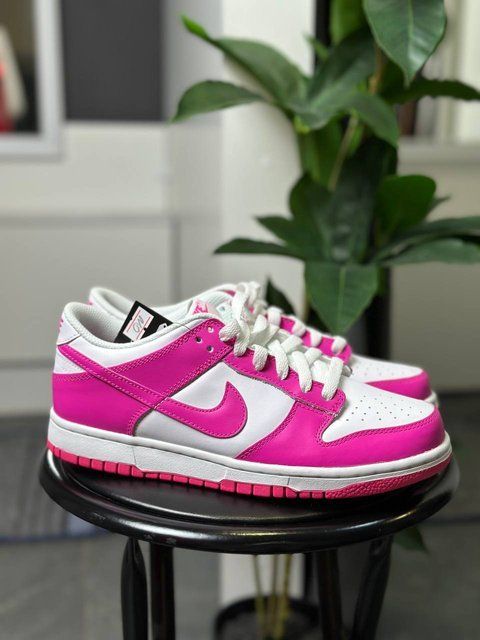 Nike Dunk Low Gs Pink/White FB9109-102 фото