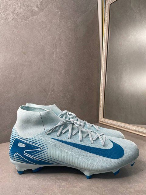 Бутси Nike Zm Superfly 10 Acad Fg/Mg Light Blue FQ1456-400 фото