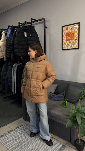 Пуховик Puma Style Hooded Down Jacket Brown 675368-85 фото