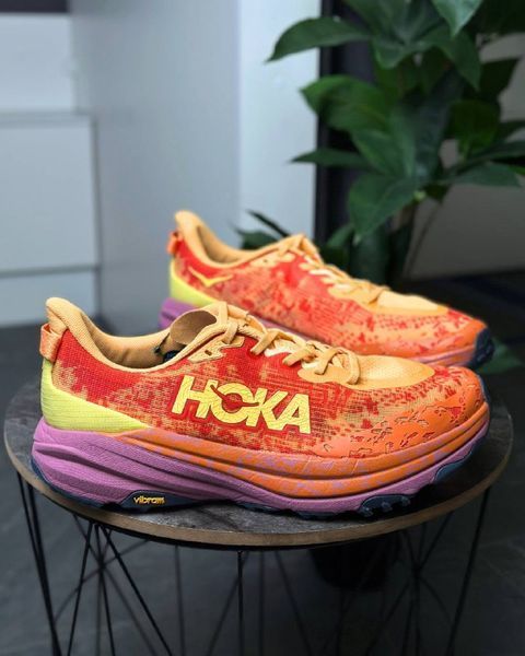 Hoka Men's Speedgoat 6 Wide Sherbet/Beet 1147830 SRBT фото