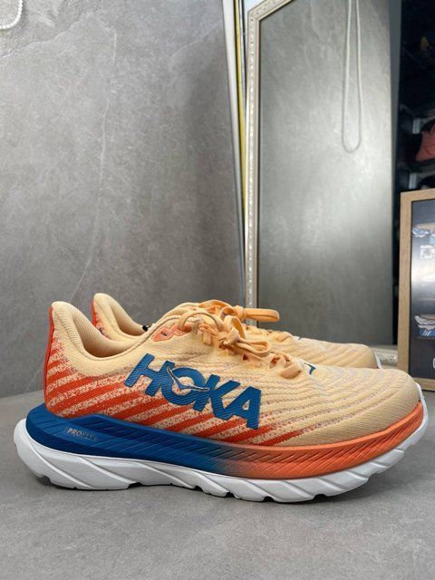 Hoka Impala/Vibrant Orange Mach 5 Men's Race Shoes 1127893 IVOR фото