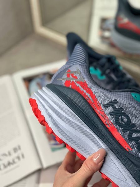 Hoka Stinson 7 Trail Shoes in Anchor/Gull 1141530 ANCH фото