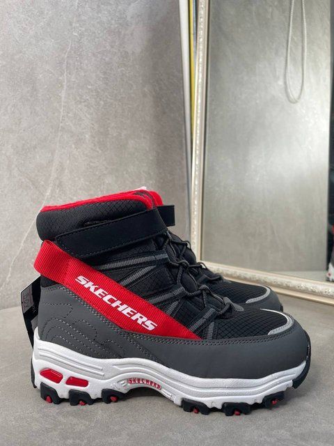 Skechers D Lites black\red 660092L BKRD фото