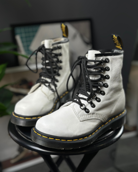 Dr. Martens Jadon white 1460 Laced white фото