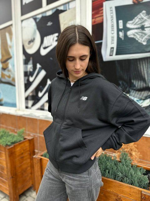 Кофта New Balance Full-Zip Black WJ41501 фото