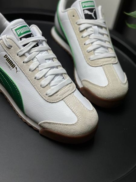 Puma Roma White\Green 399461-03 фото