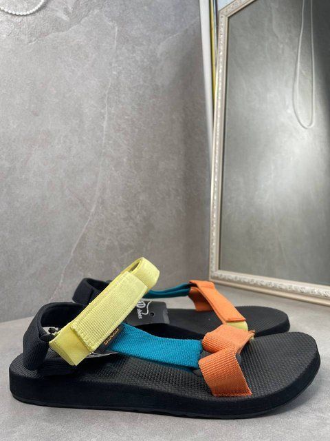 Teva Mens Original Universal Orange Black Colorful Hiking Sandals 1004006 Sz 11 F60121K фото