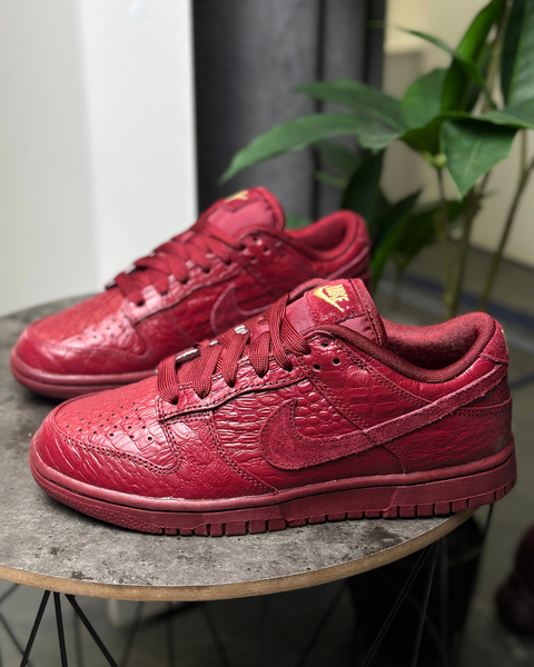 Nike Dunk Low Team Red Croc HV4388-600 фото