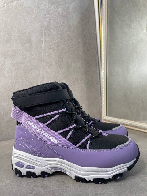 Skechers D Lites black\lavender 664200L BKLV фото